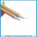 Customized logo cheap wood pen with metal trims